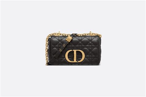 dior caro black small|Dior denim caro bag.